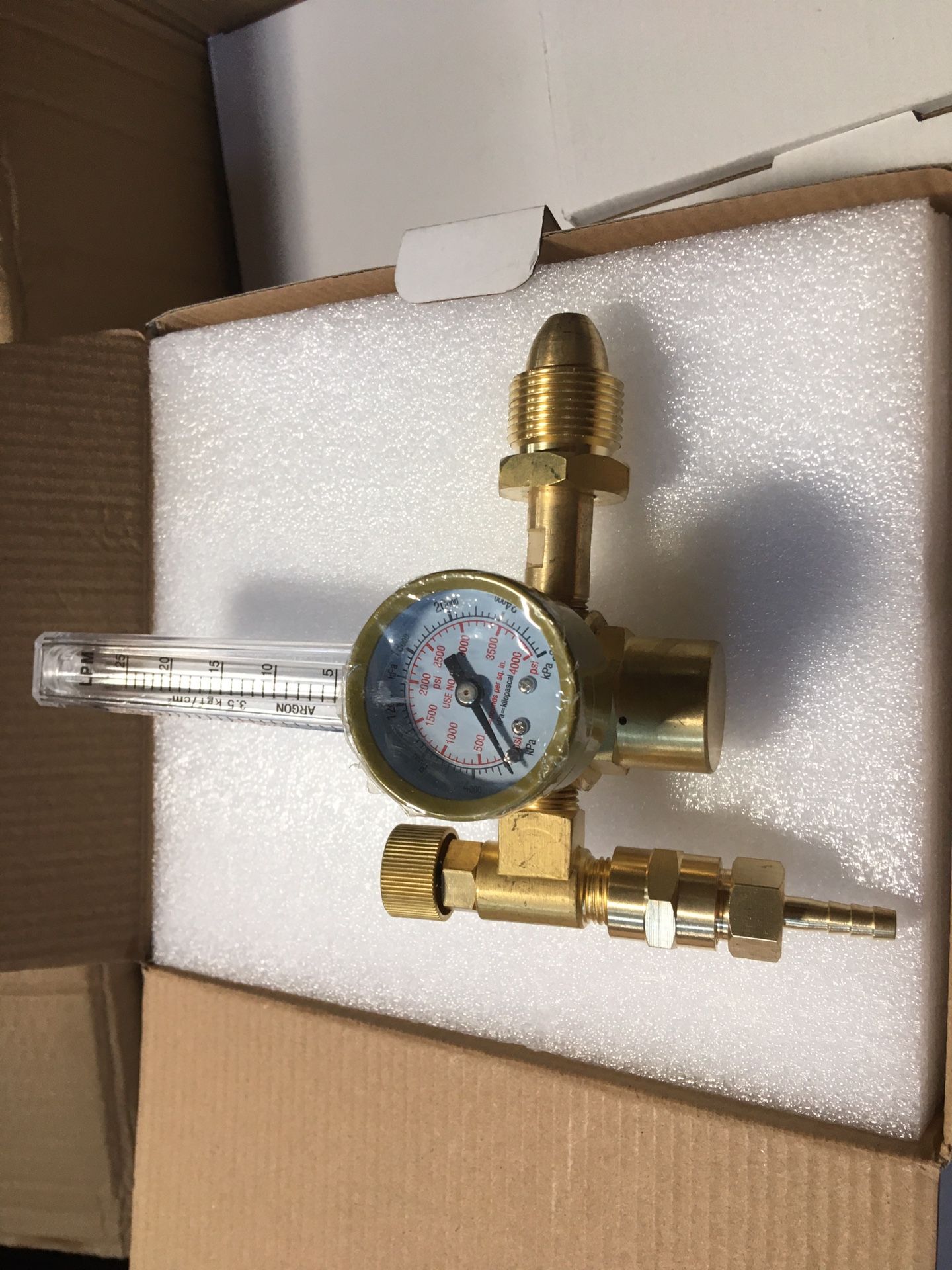 MiG tig flow meter brand new