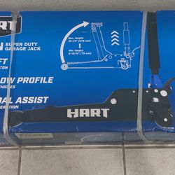 Hart 2-Ton Hydraulic Garage Floor Jack Heavy Duty - New