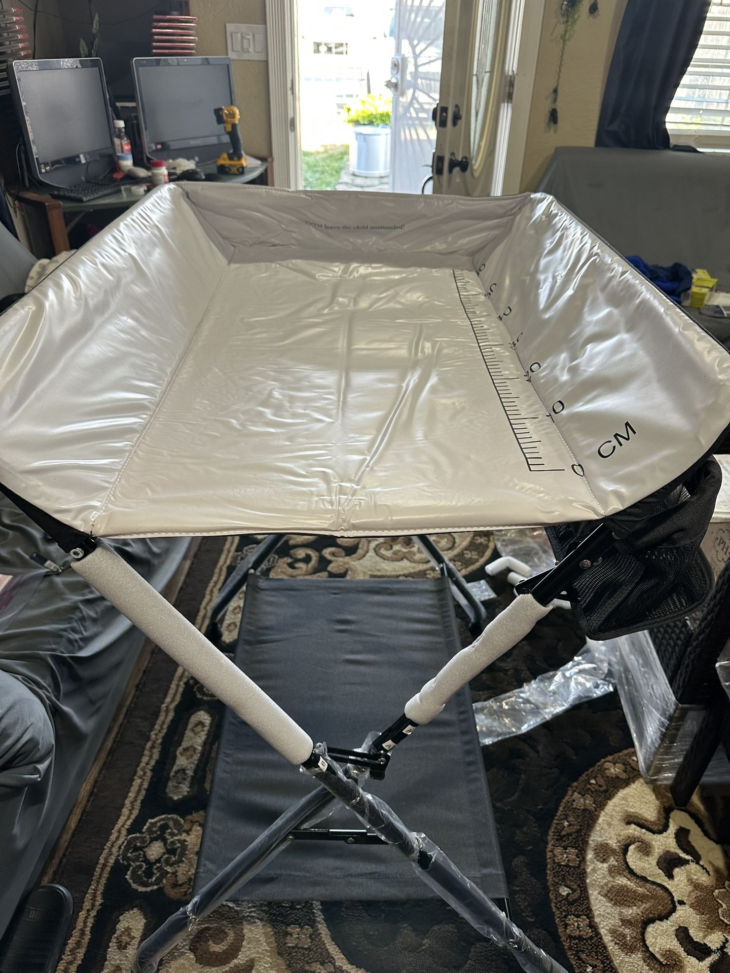 All New Baby Changing Table Folding Nursery Organizer