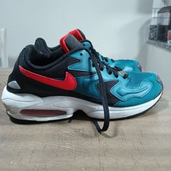 Nike Air Max 2 Light Black Teal Mens Size 11