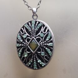 QUINTESSENTIAL MARCASITE LOCKET 