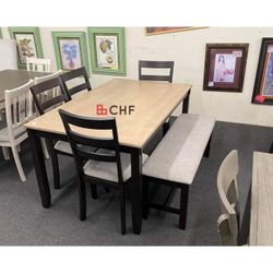 6 Pc Dining Table Set  // Limited Time Offer 