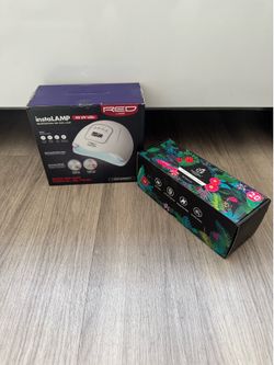 Gel lamp and nail polish