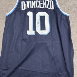 Donte DiVincenzo Signed Custom Jersey- Beckett Coa- Villanova