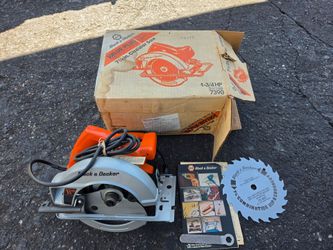 New  black and decker saw