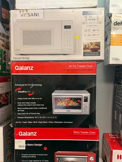 Microwave, Air fryer and toaster oven $70 each
