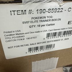 Pokémon Stellar Crown Etb Case