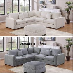 $499 sectional with ottoman couch