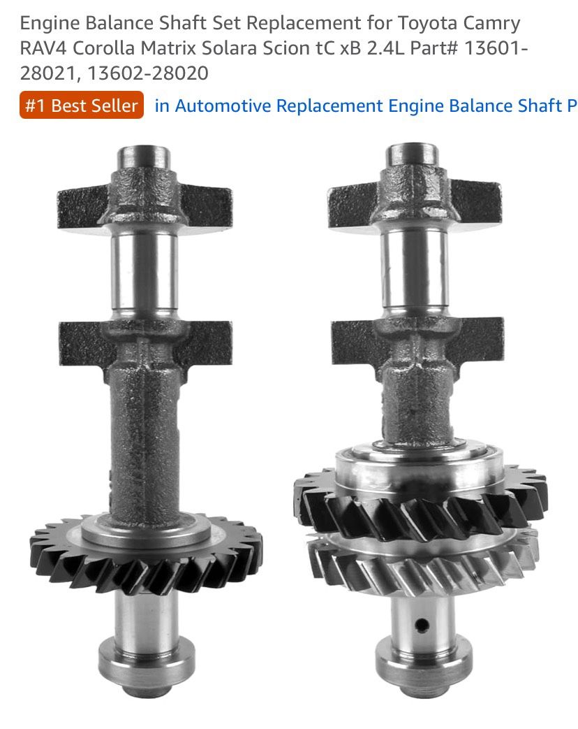Engine balance shaft set Toyota 