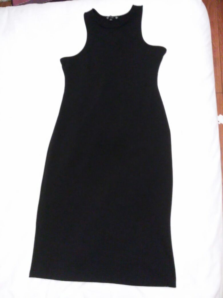 Sexy long black dress