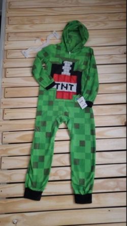MineCraft Pijamas  (New) Kids 7/8 Halloween Costume