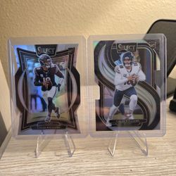 Caleb Williams Select Diecut Silvers