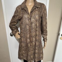 Vintage FS Rainwear Trench Coat Rain Coat Size Small