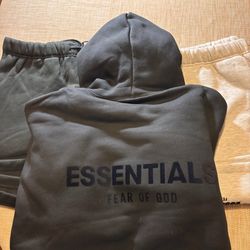 Fear of God Essentials Hoodie + Shorts Bundle (Size S/M)