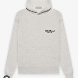 Essentials Light Oatmeal Hoodie 