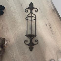 Wrought Iron Candle Sconce