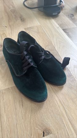 Green women shoes