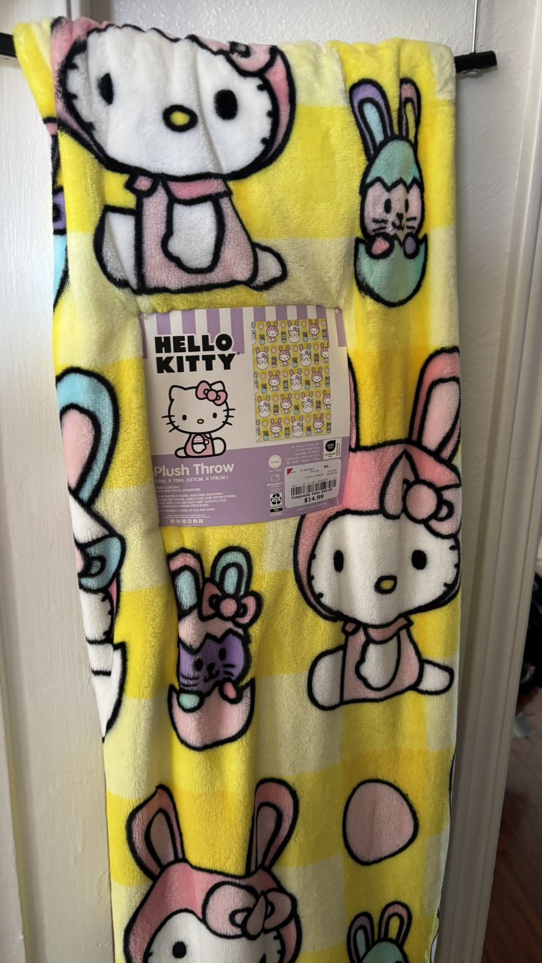 Hello Kitty Easter Blanket