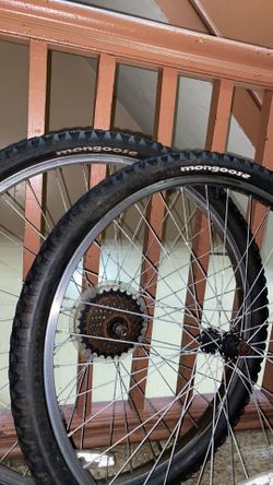 Mongoose wheels & tires $50 26 x 1.95 Mountain Road BMX bicycle