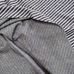 3 Yards Stripe Double Knit Fabric
