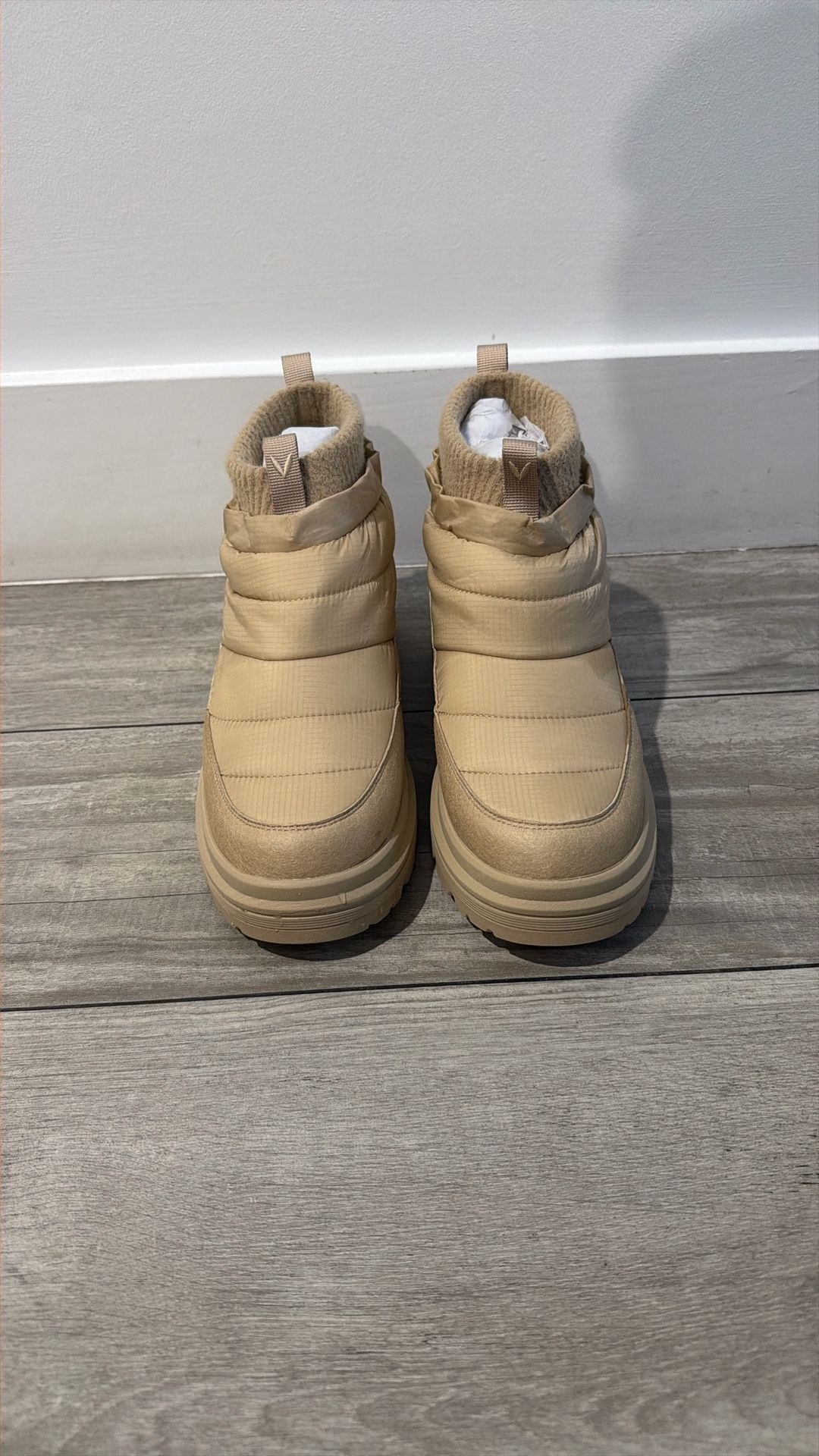 VIVAIA Waterproof PufferTherm Warm Boots (Tyler) Desert Color Size 41