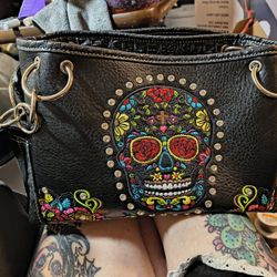  Montana West Concealed Carry Purse – Dia de los Muertos Candy Skull
