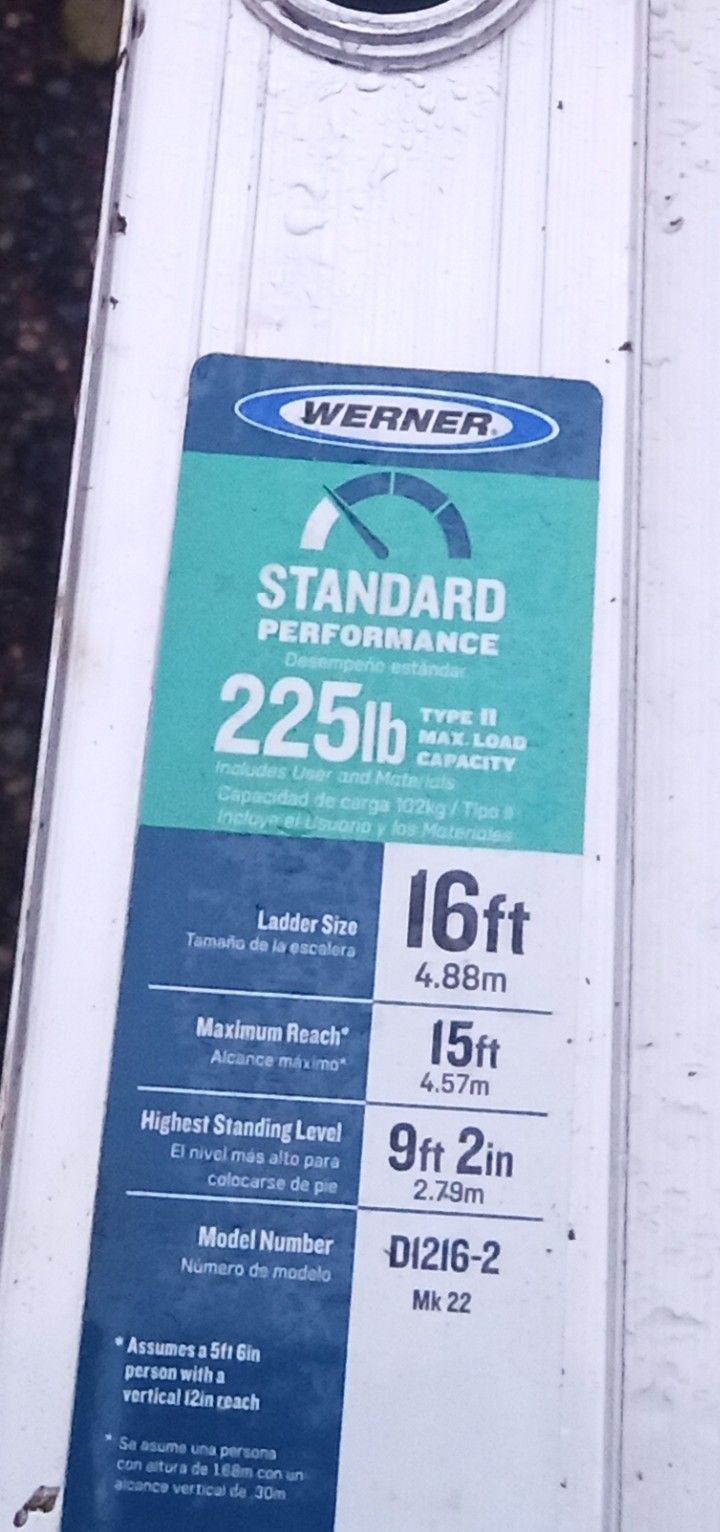 16ft Ladder Aluminum 