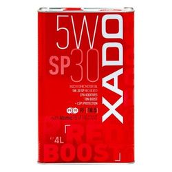 XADO Atomic Oil 5W-30 SP RED BOOST - High-Performance Synthetic Motor Oil with REVITALIZANT® & RED BOOST Additive. 4L