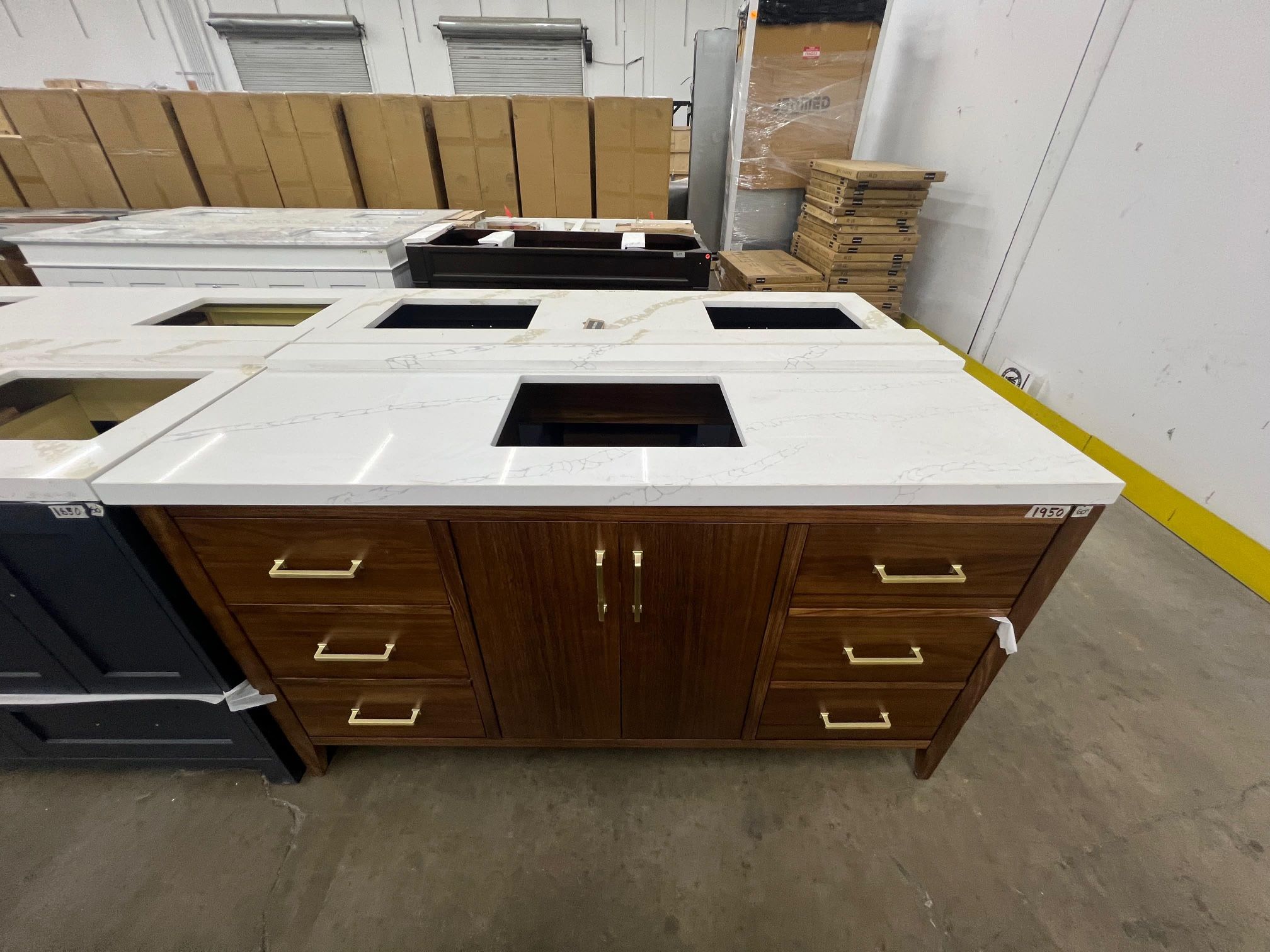 60 Inch bathroom vanity, single sink, vanidad tocador