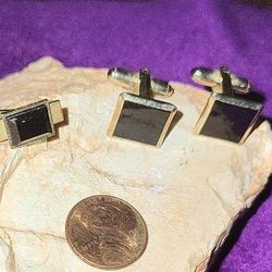 Swank cufflinks & Tieclip 
