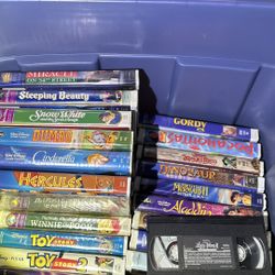 VHS Disney Movies 