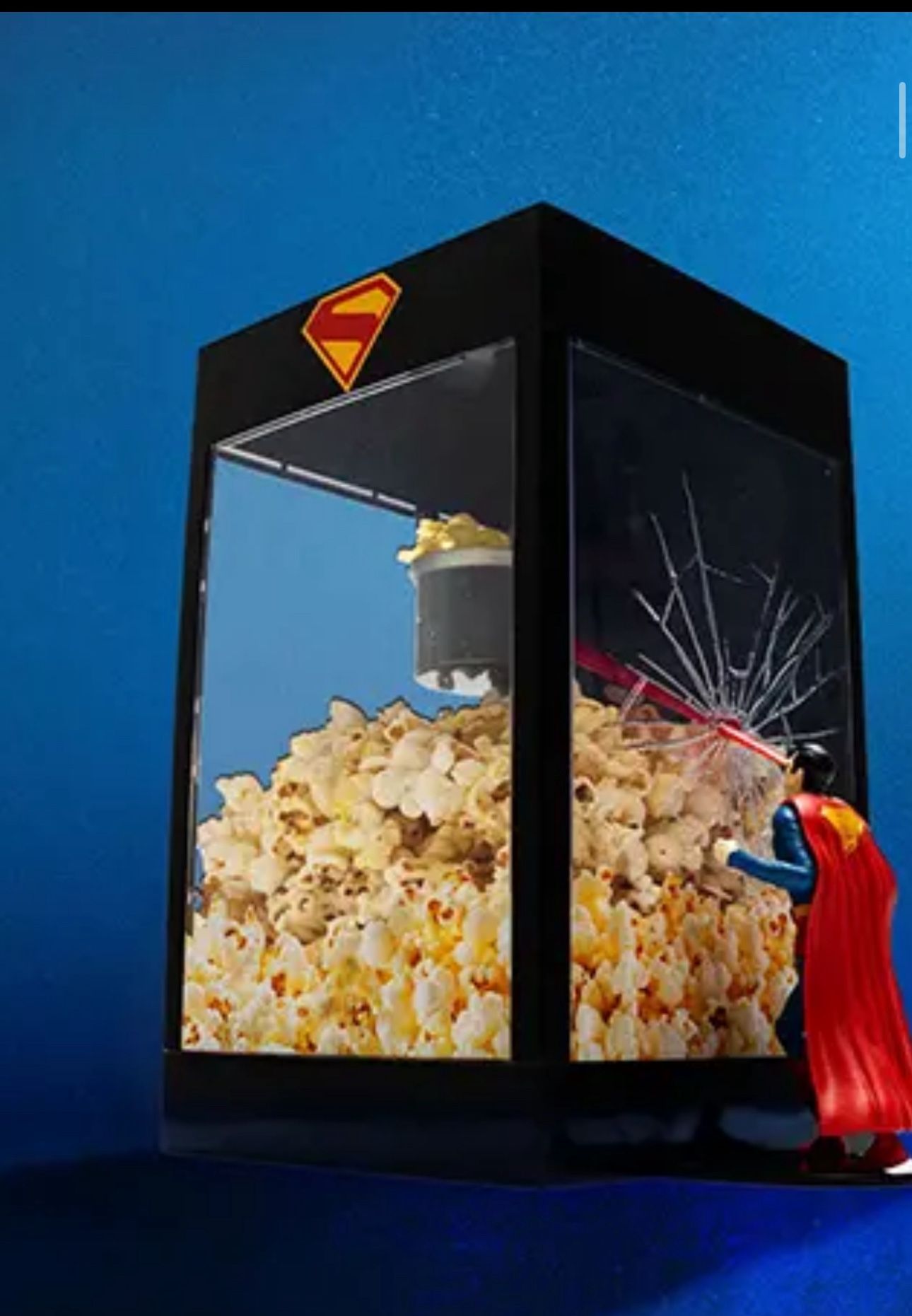 Superman Popcorn Bucket Sealed