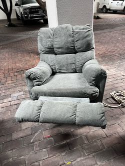 Grey Recliner / Rocker