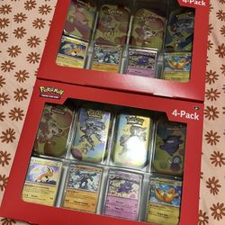 Pokemon 151 Mini-Tin 4 Pack (Sam’s Club) 