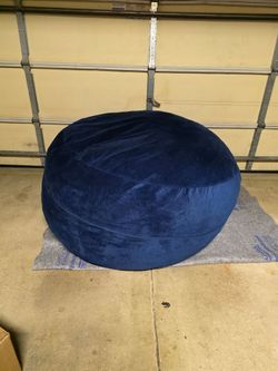 Extra Large navy blue bean bag chair