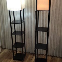 Corner Lamps With Shelves