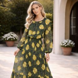 New Maxi Dress Size Large 