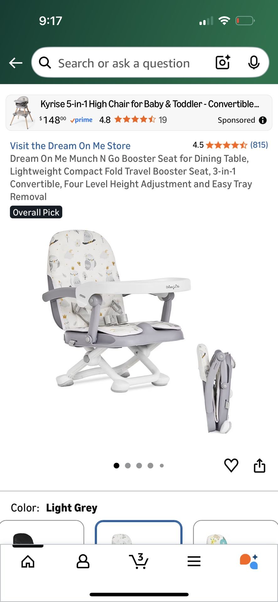 Booster seat - Munch n Go