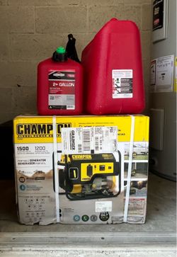 Champion 1500/1200 Fuel Generator  $175 obo