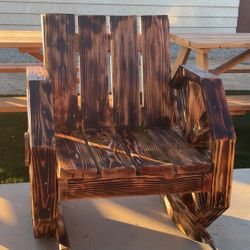 Outdoor Wood Rocking Chair 