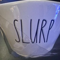 Rae Dunn “Slurp” Bowl with 2 Chopsticks 