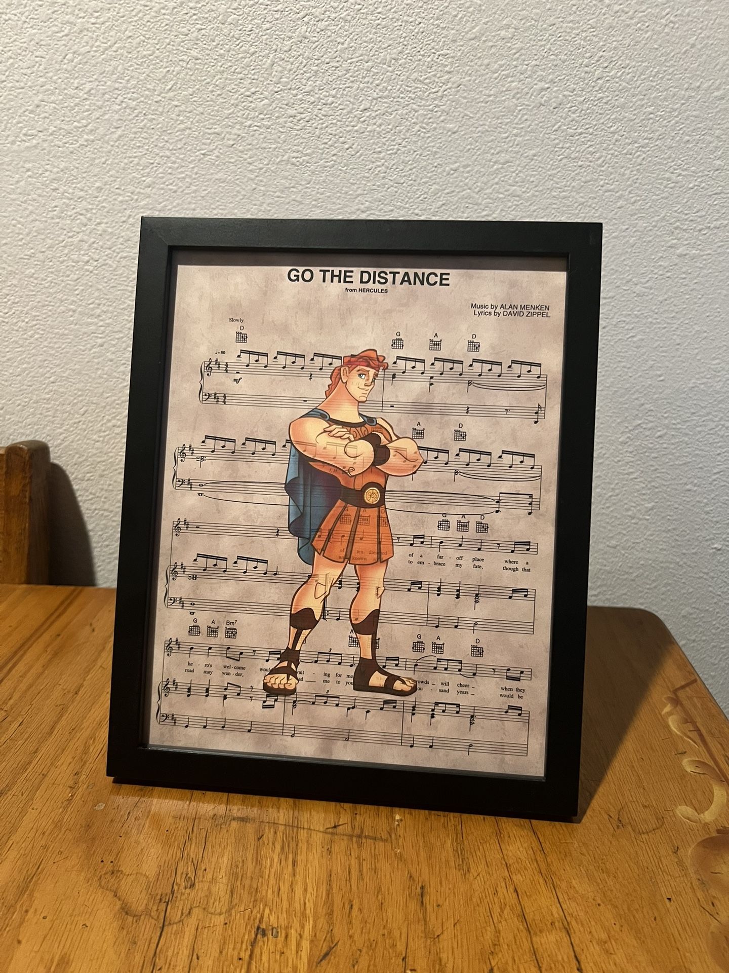 Disney Character Sheet Music Frame