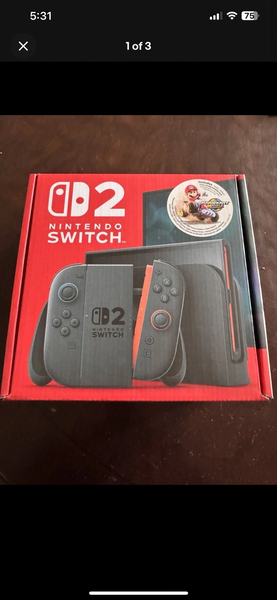 Nintendo Switch 2 Mario Kart Bundle - SEALED, BRAND NEW