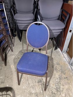 Blue Banquet Chairs