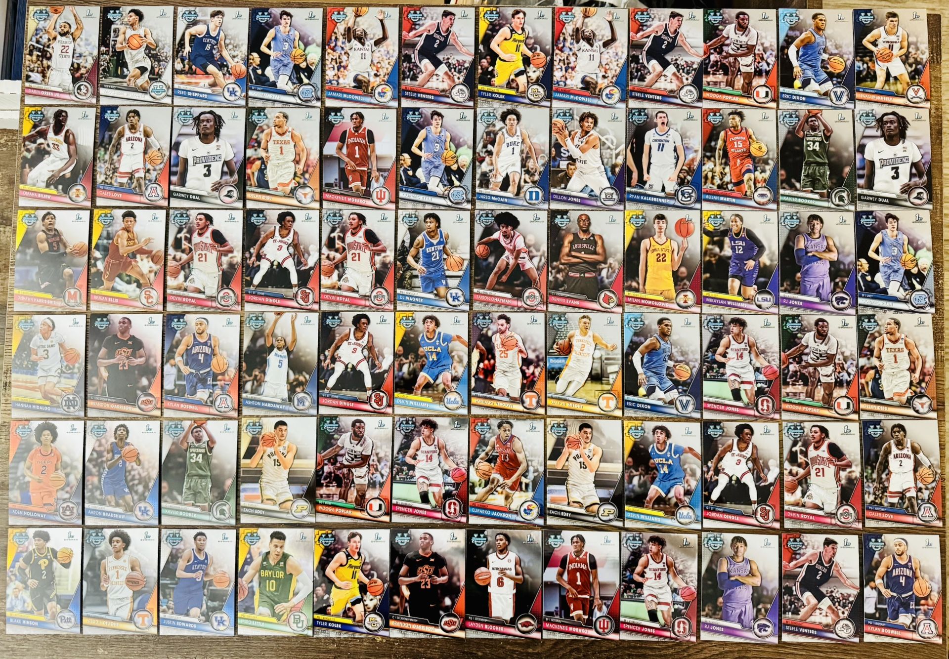2024 1st Bowman U Chrome Basketball Card Lot (108) Rookie Prospect Stars NBA 🏀