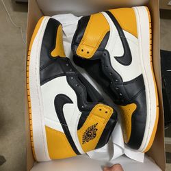 Size 10.5 or 11.5 - Air Jordan 1 Retro OG High Yellow Toe Taxi