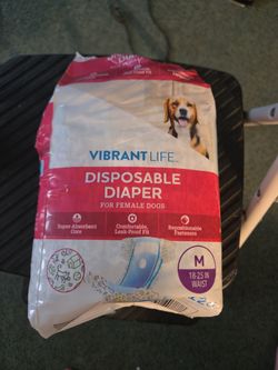 Disposable pet diapers size medium
