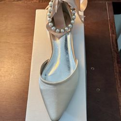 Champagne Pearl Flats (Wedding)
