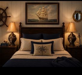 Vintage Nautical themed lamps