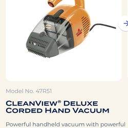 Bissell Corded Hand Held Vacuum